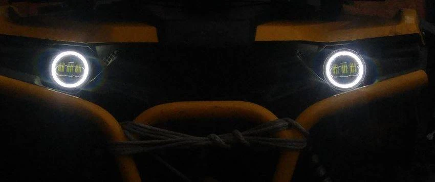 Диодная лента &quot;Ангельские глазки&quot;  VIKING/GUEPARD    габаритного света, d=9 см (БЕЛЫЙ)LU083573