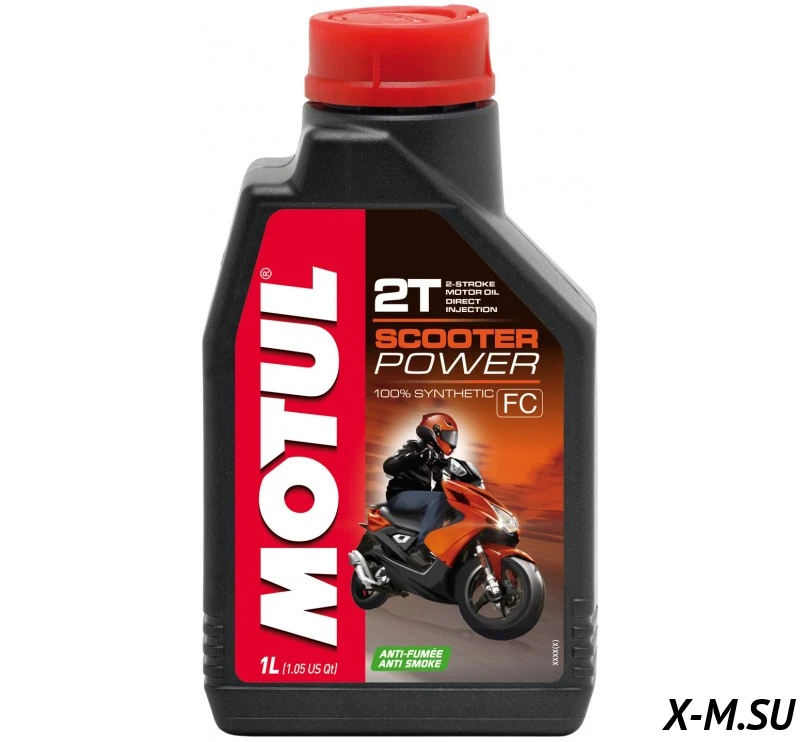 Масло моторное 2Т син. Scooter Power 1л Масло моторное 2Т син. Scooter Power 1л
