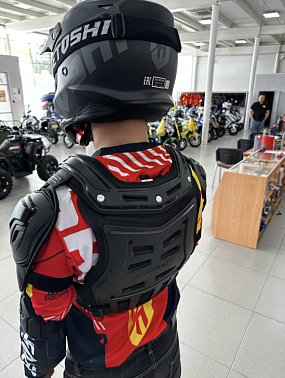 Мотозащита (черепаха) ACE BIKER XD4-96 цв. Черный р.4XL