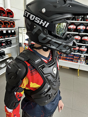 Мотозащита (черепаха) ACE BIKER XD4-96 цв. Черный р.4XL