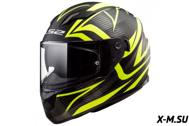 Мотошлем LS2 FF320 STREAM EVO JINK матовый-черно-желтый