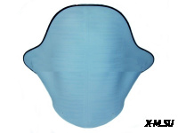 Стекло ветровое для снегохода Тайга Тикси (высота 60см, толщина 2мм, ПЭТг)