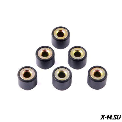 Грузики вариатора 15*12 9,0гр. (6шт) 1E40QMB, JOG