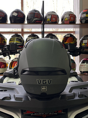 Шлем модуляр HETOSHI OIKE цв. Черно-серый р.XXL