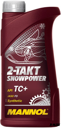Масло MANNOL моторное 2Т син. SNOWPOWER 1л TN10167